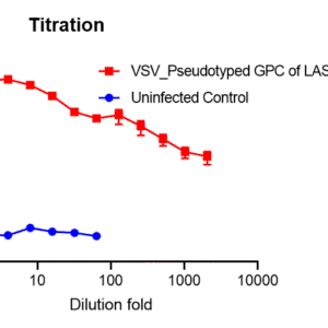 vsv pseudovirus lassa virus (josiah strain) glycoprotein complex with luciferase reporter